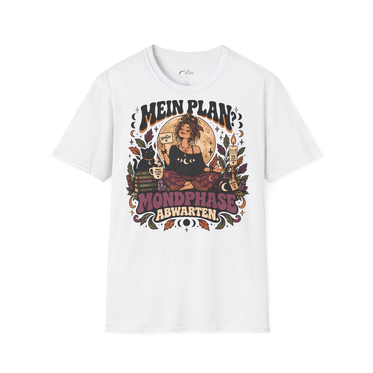 Mondphase Abwarten T-Shirt
