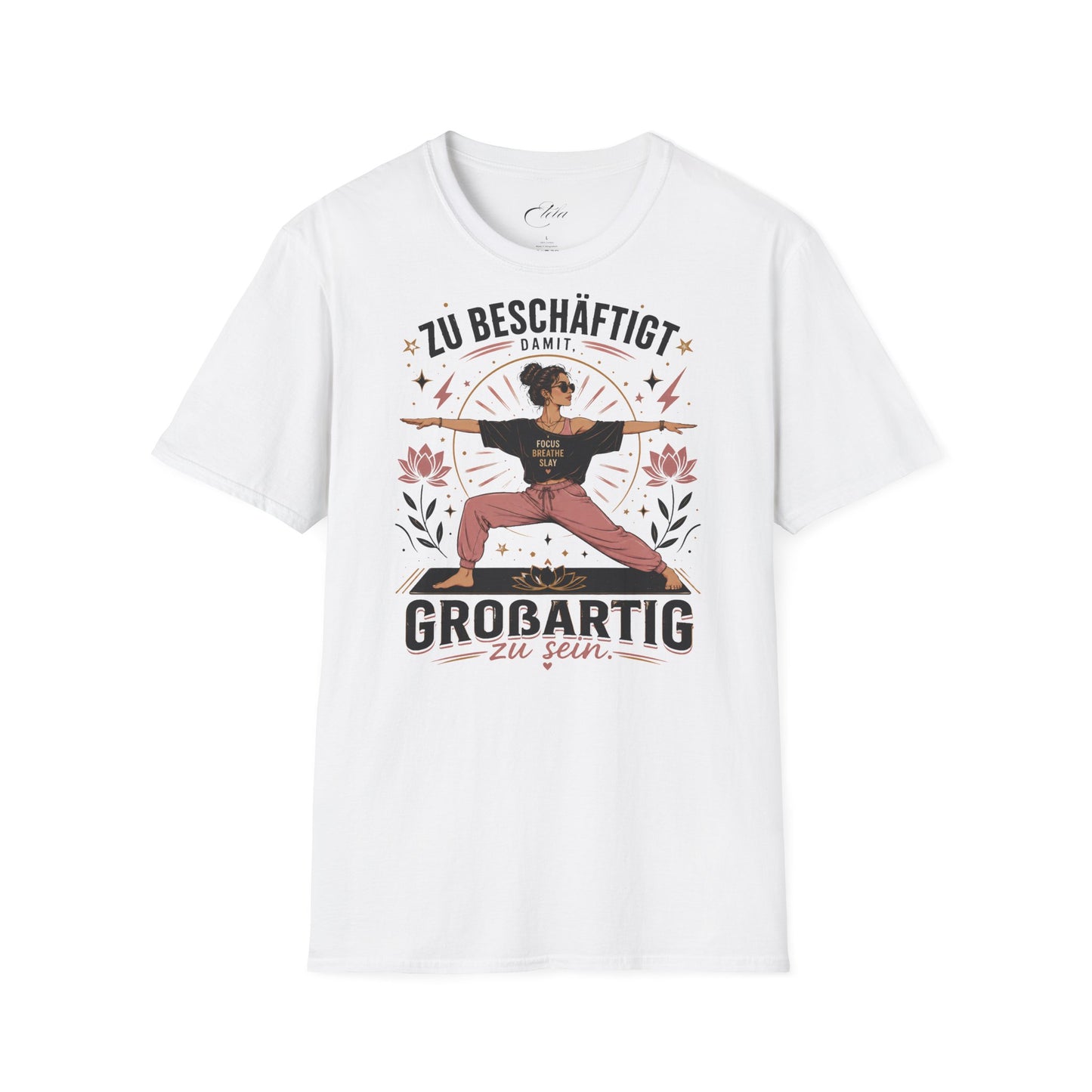 Zu Beschäftigte Frau T-Shirt