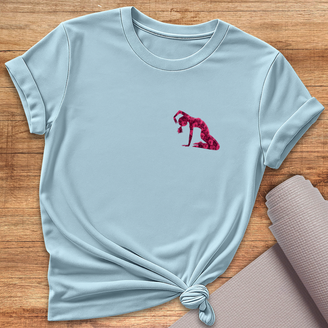 Rose Woman Bending T-Shirt