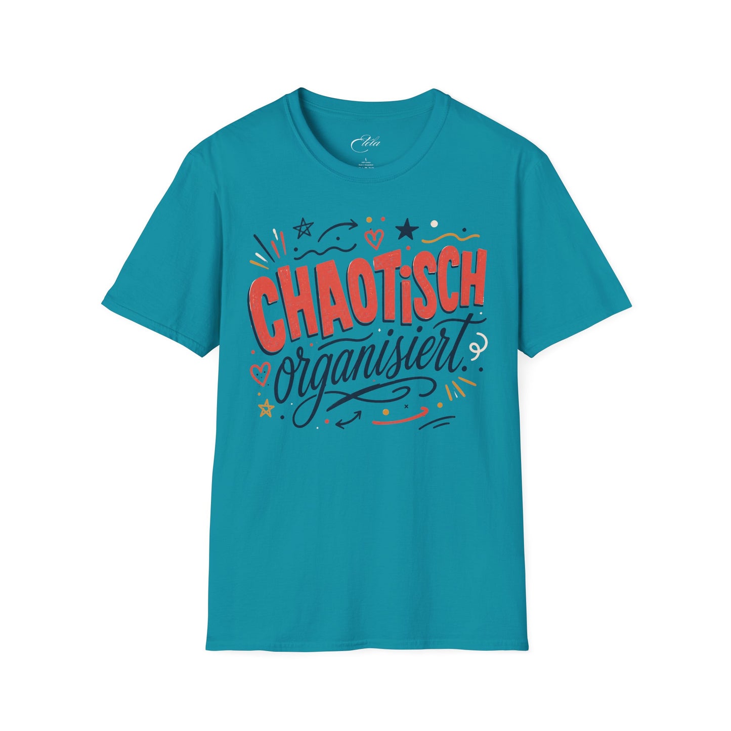 Chaotisch Organisiert Bunt T-Shirt