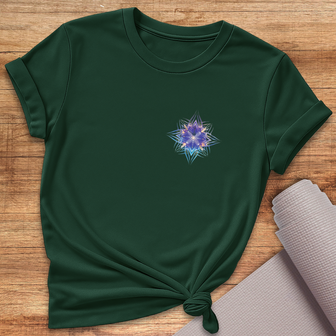 Lila Blume T-Shirt