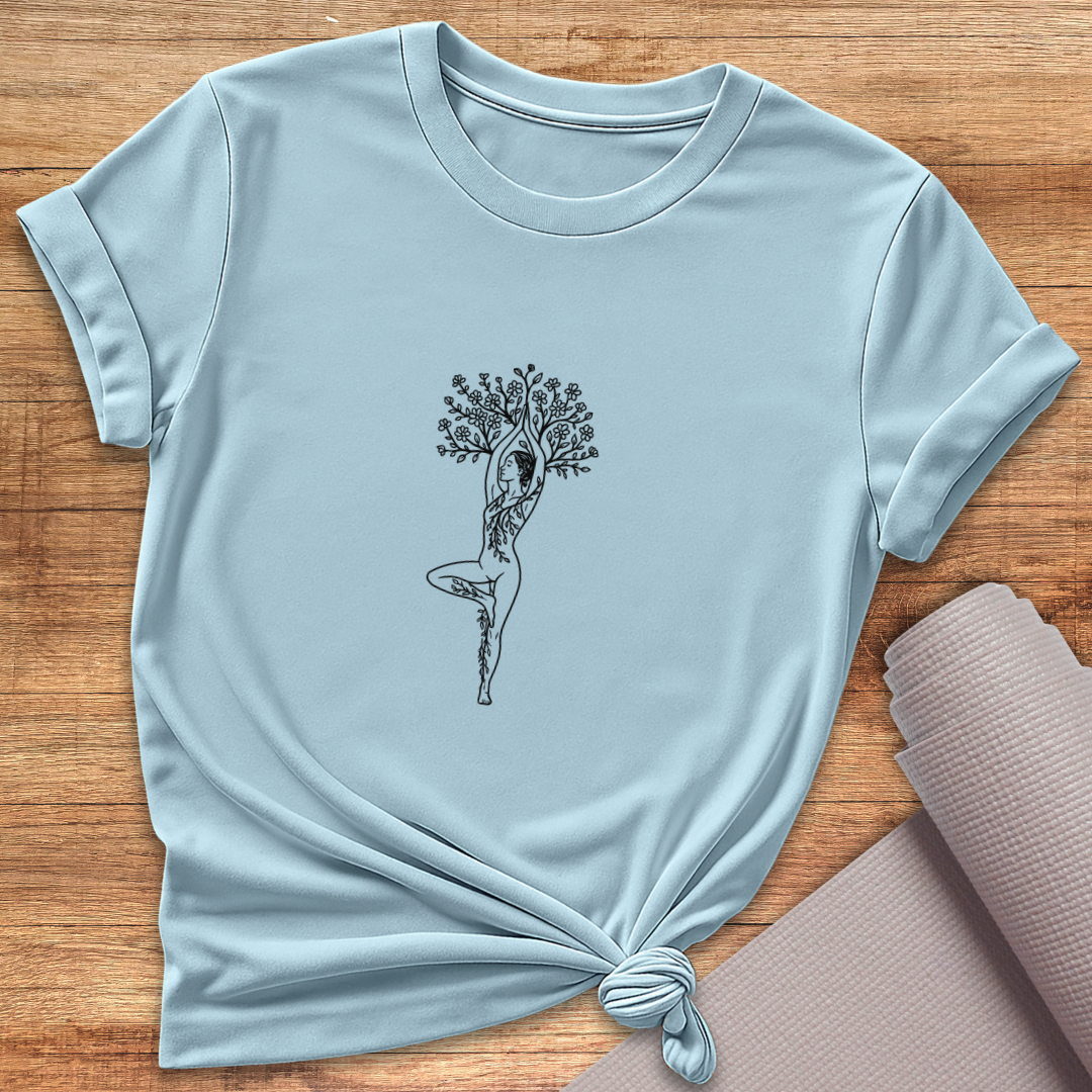 Woman And Tree T-Shirt