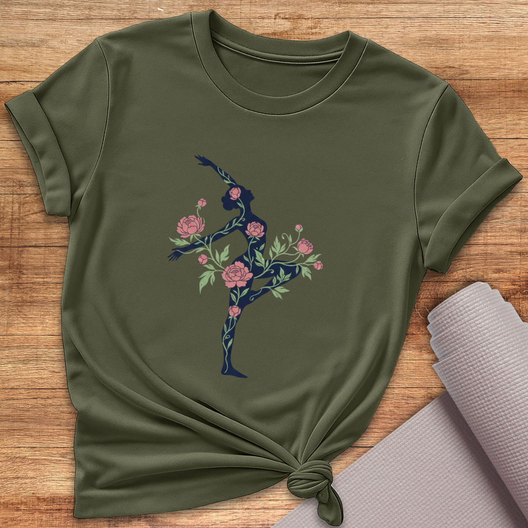 Blüten Silhouette T-Shirt
