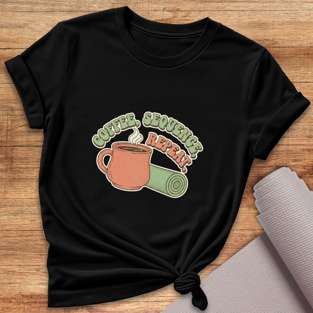 Coffee Sequence Repeat T-Shirt