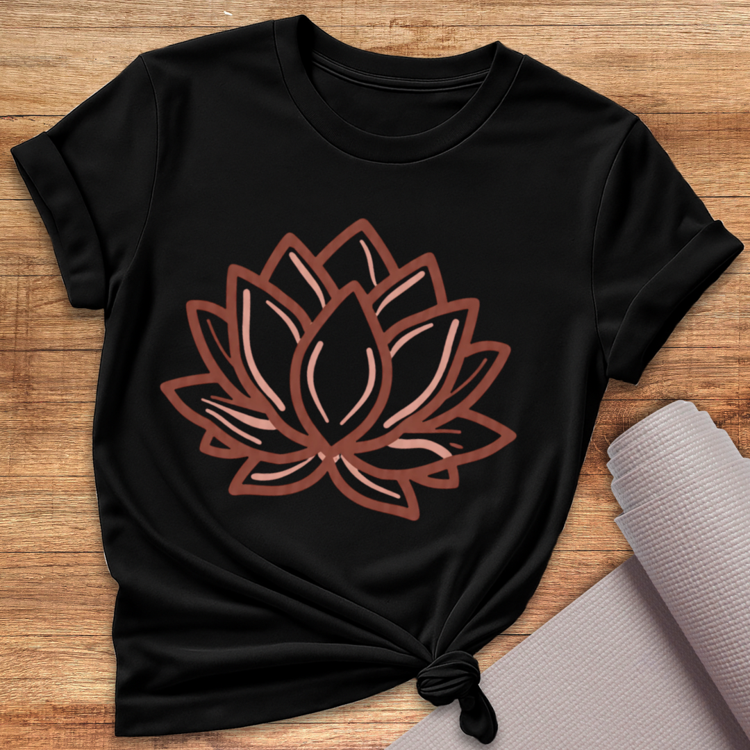 Rosegold Lotus T-Shirt