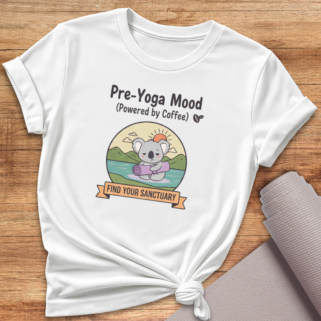 Pre-Yoga Coffee T-Shirt