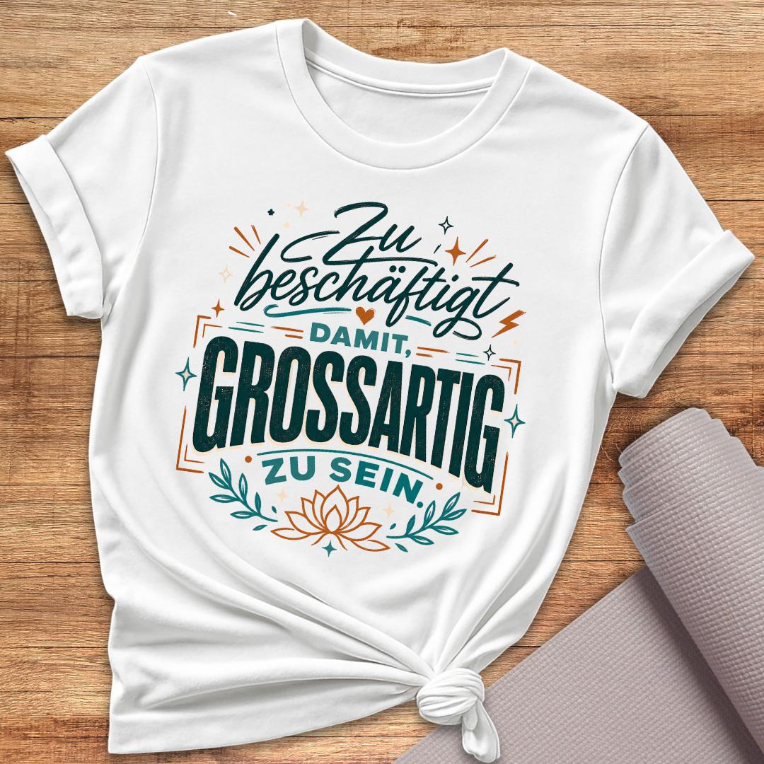 Zu Beschäftigt Bunt T-Shirt
