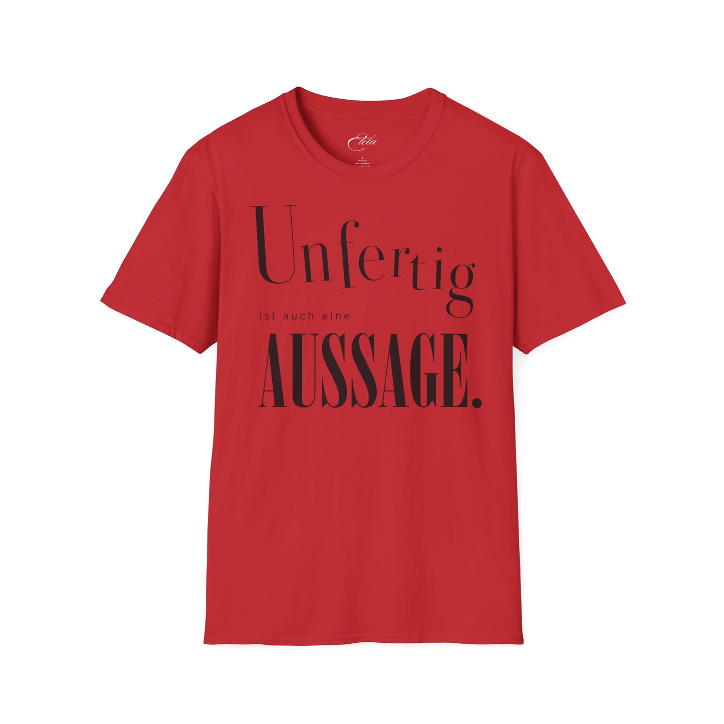 Unfertig T-Shirt