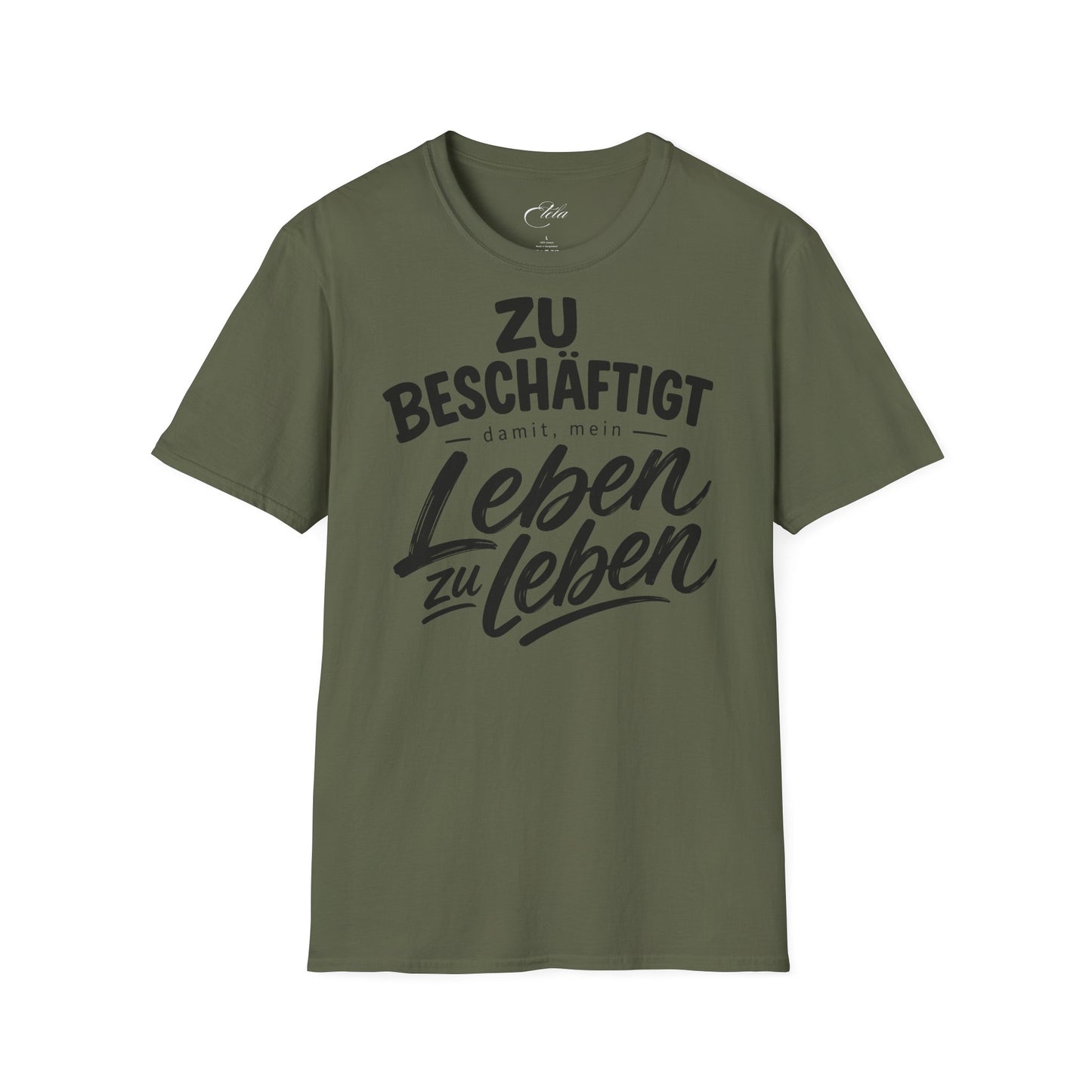 Leben Zu Leben Schwarz T-Shirt