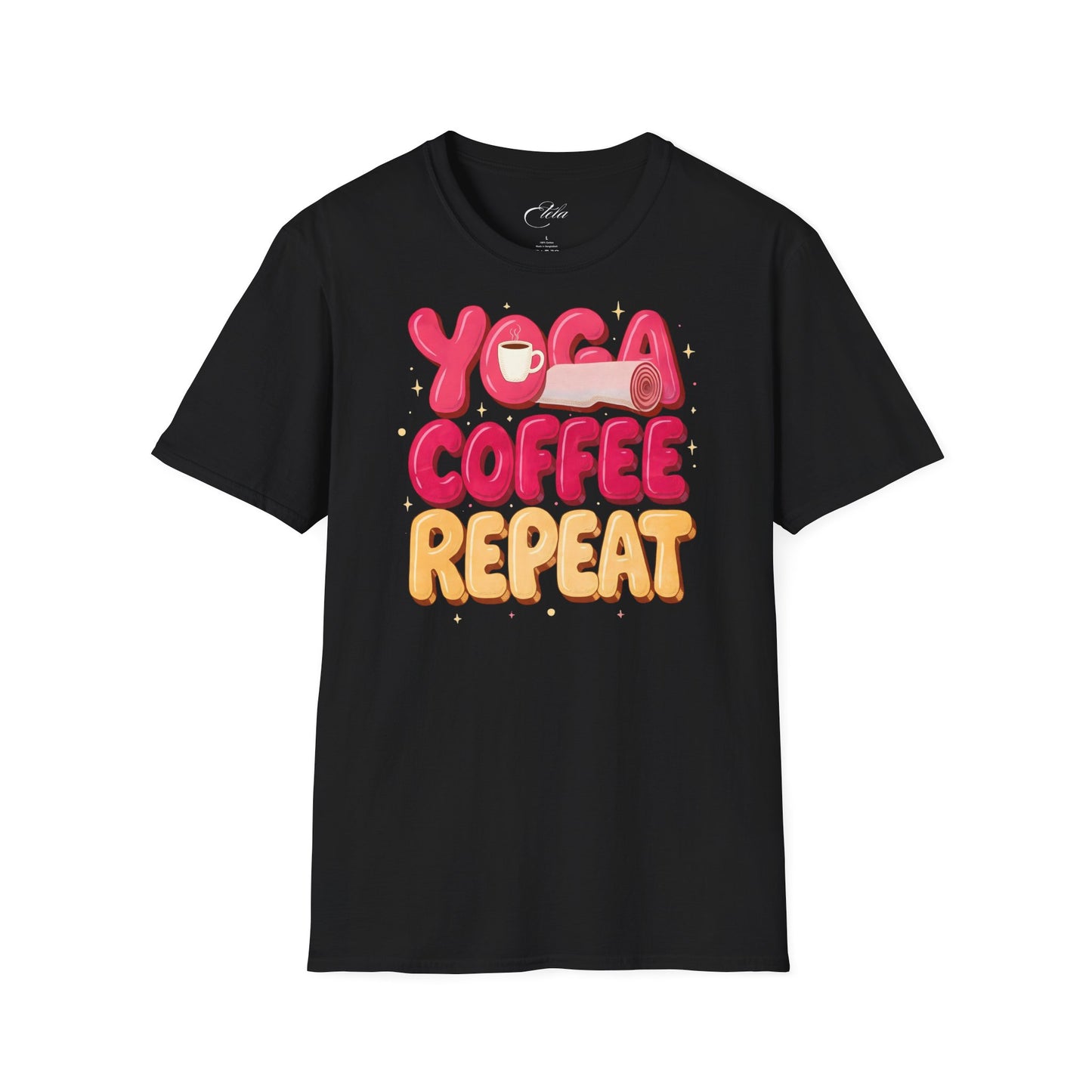Yoga Coffee Repeat T-Shirt