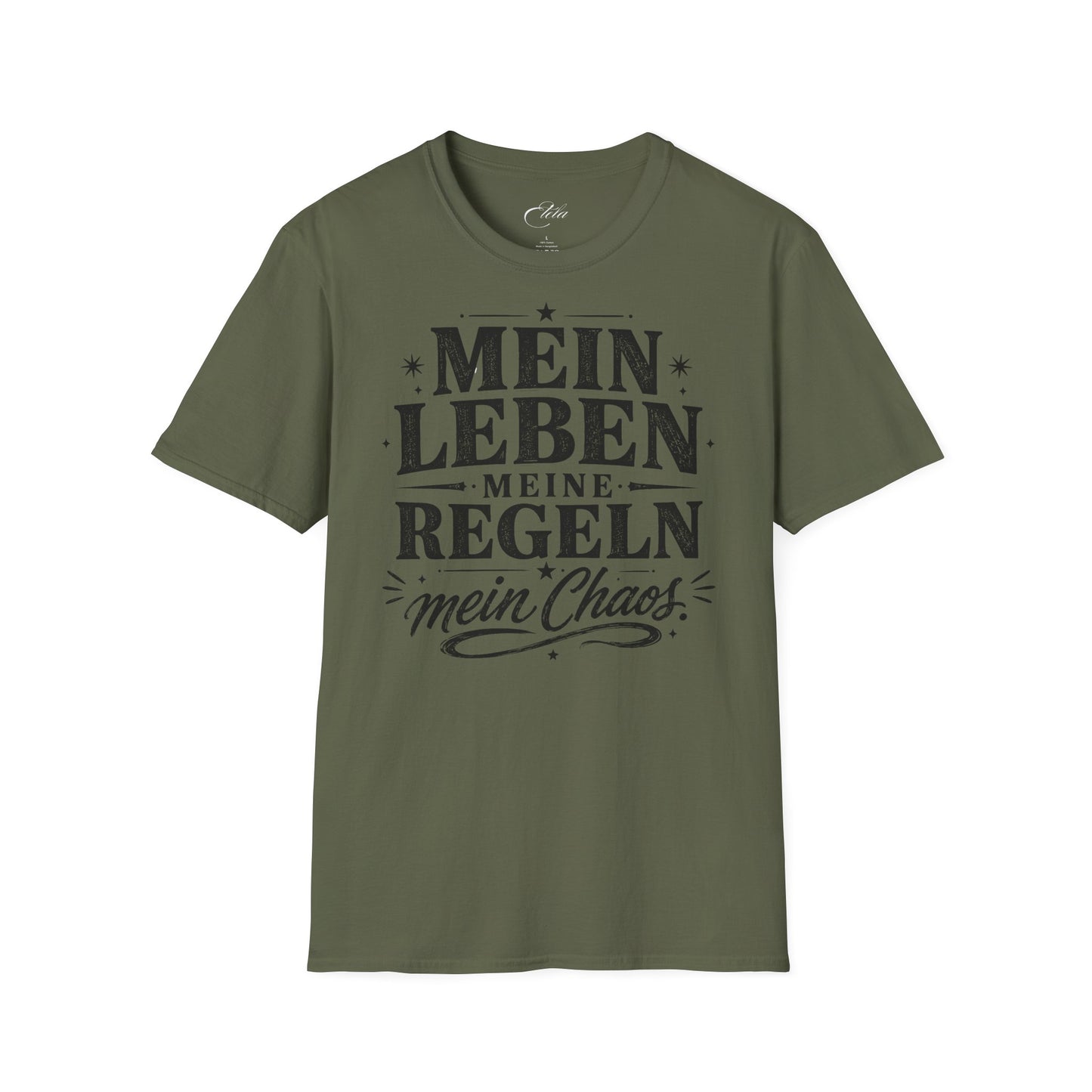 Mein Chaos Schwarz T-Shirt