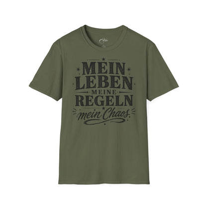 Mein Chaos Schwarz T-Shirt