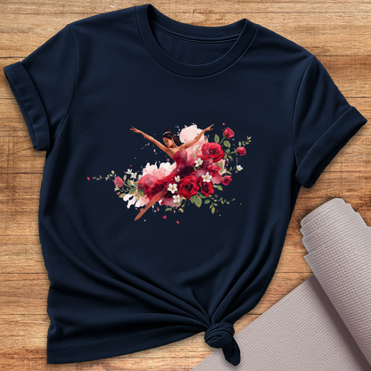 Dark Pink Dancer T-Shirt