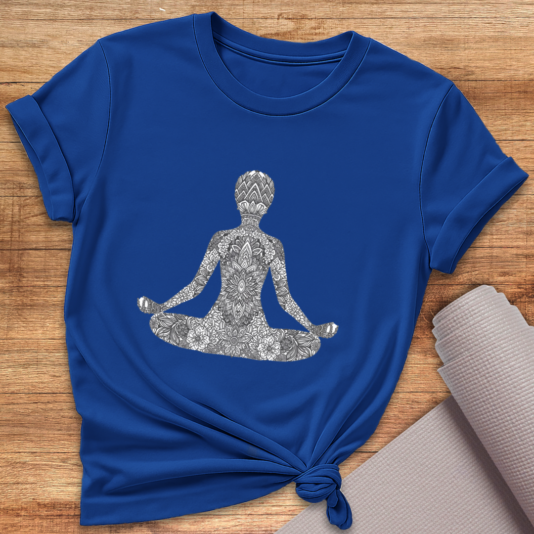 Ornament Black White T-Shirt