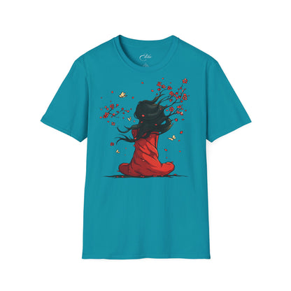 Woman In Red T-Shirt