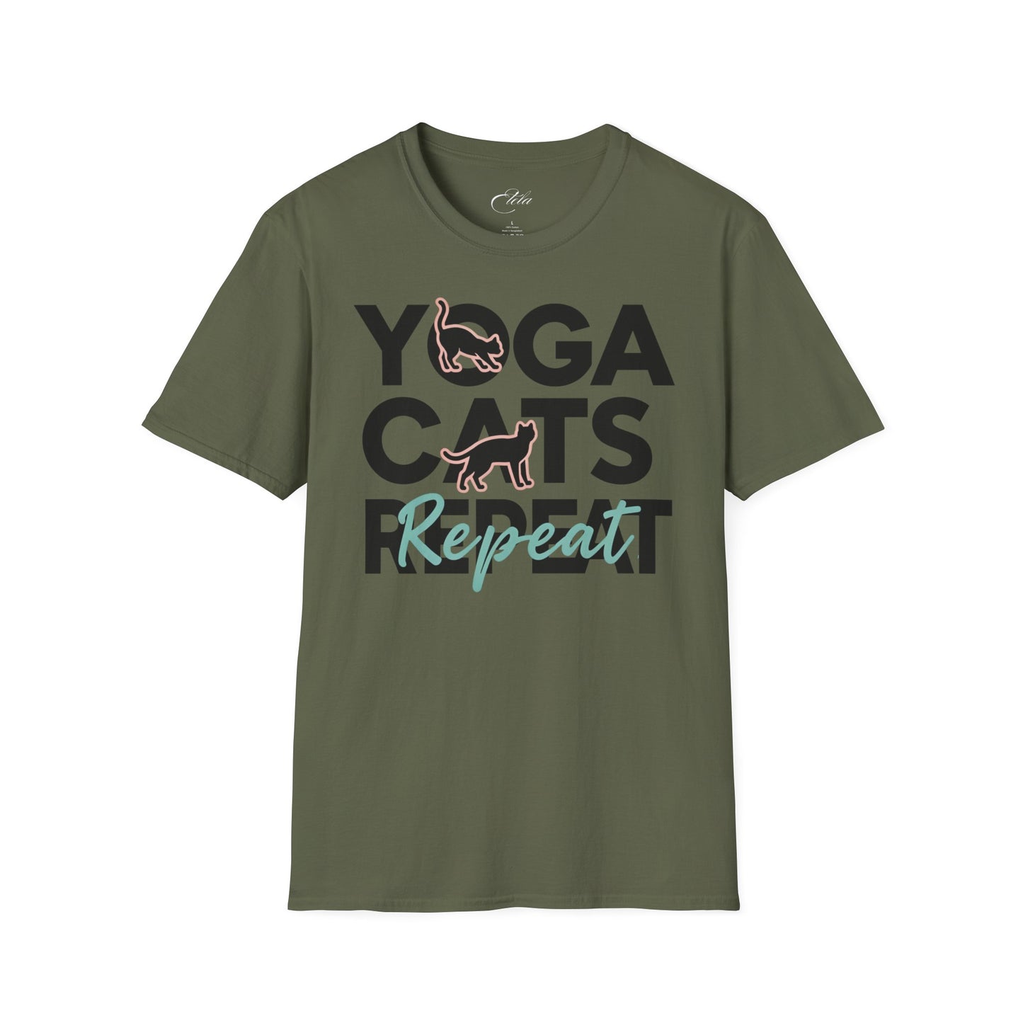 Yoga Cats Repeat T-Shirt