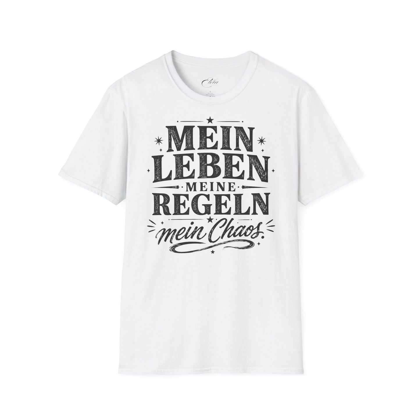 Mein Chaos Schwarz T-Shirt
