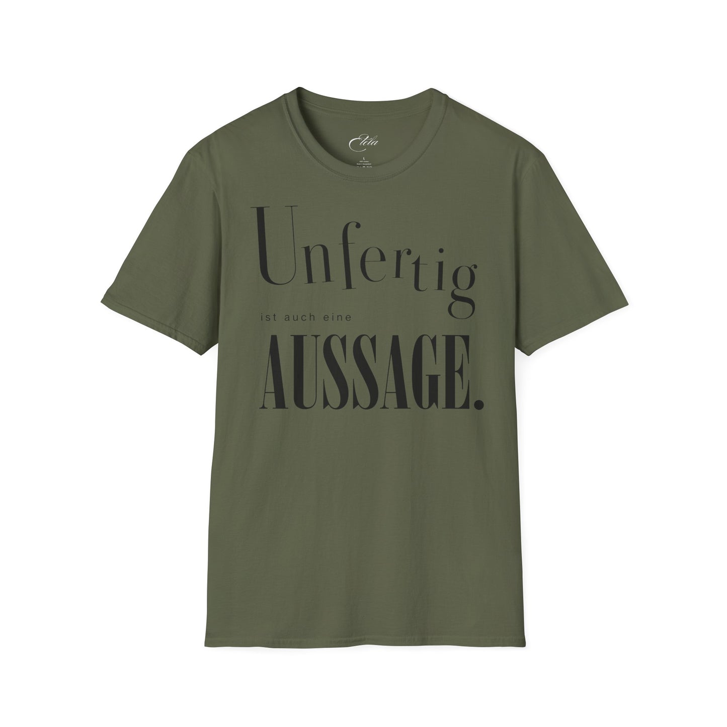 Unfertig T-Shirt