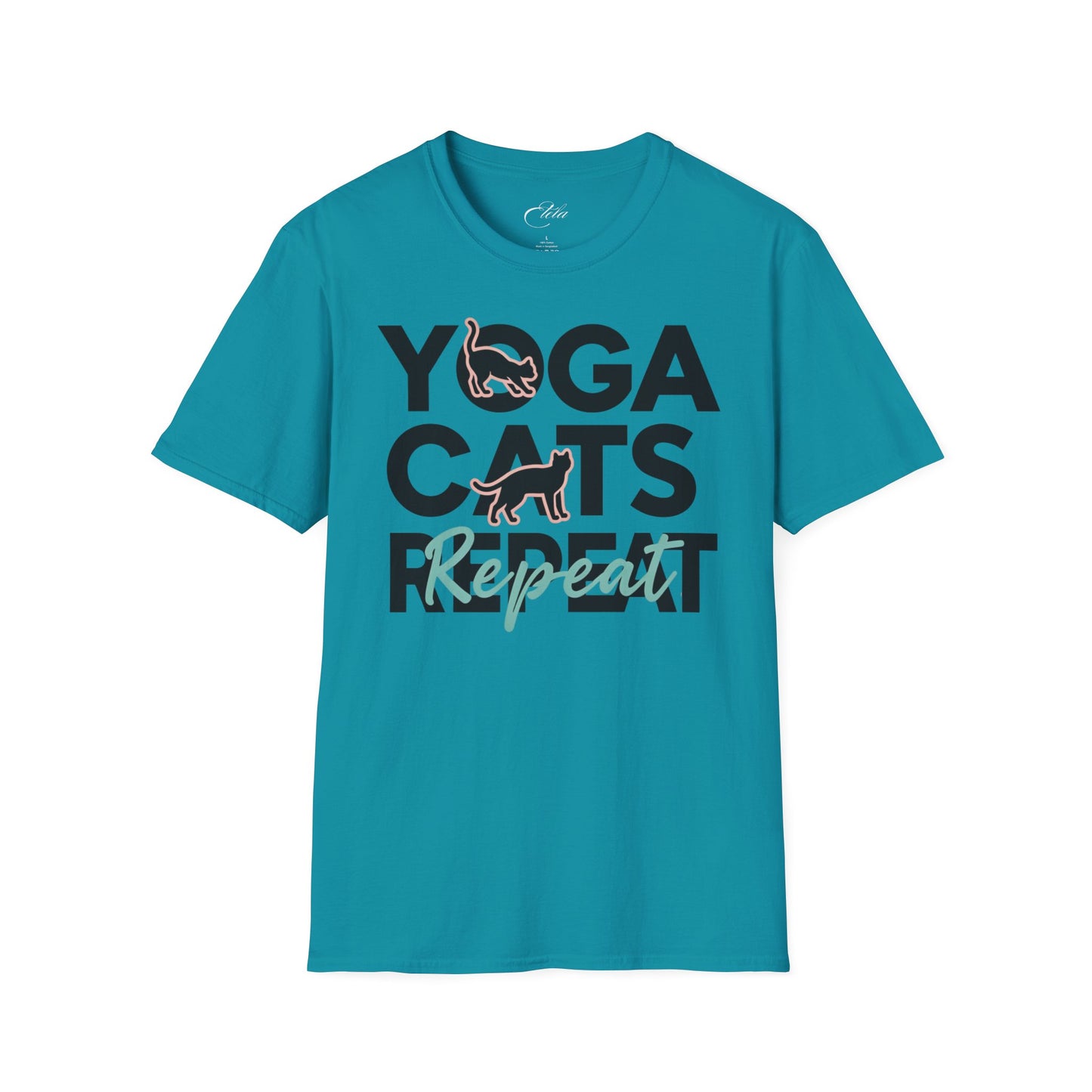 Yoga Cats Repeat T-Shirt