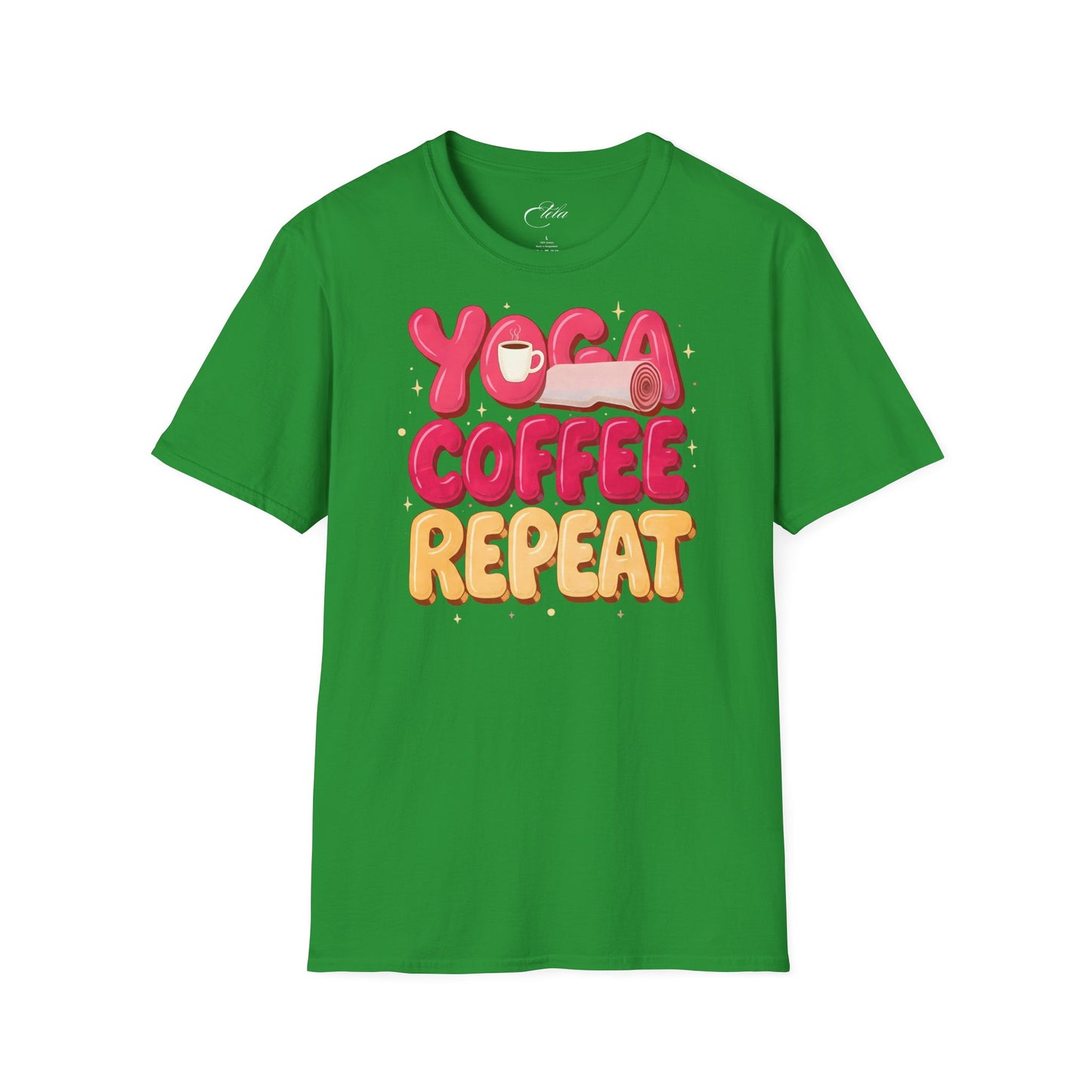 Yoga Coffee Repeat T-Shirt