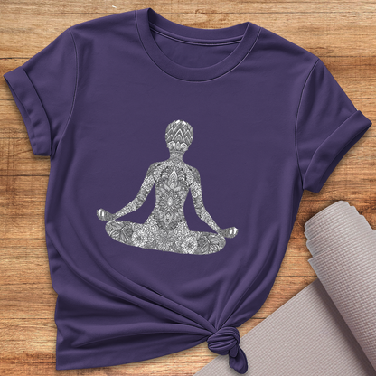 Ornament Black White T-Shirt