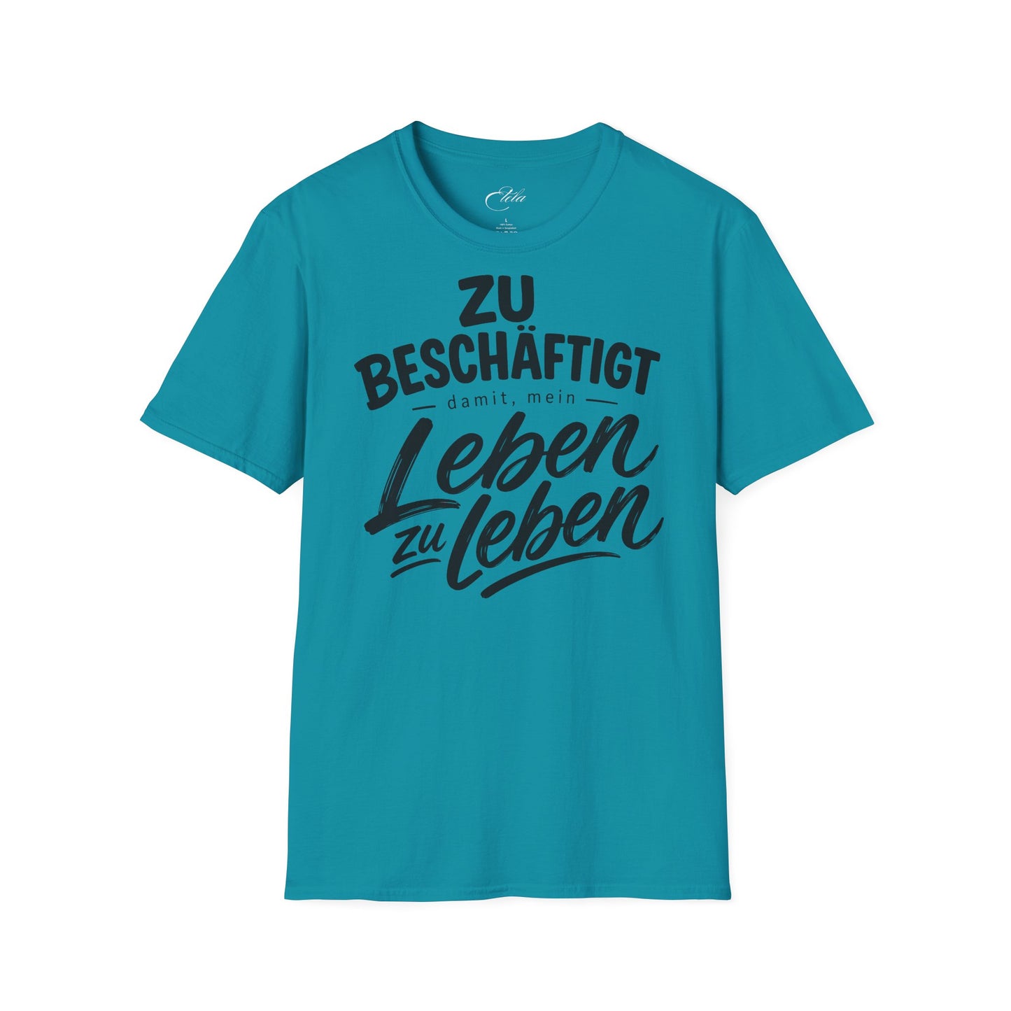 Leben Zu Leben Schwarz T-Shirt