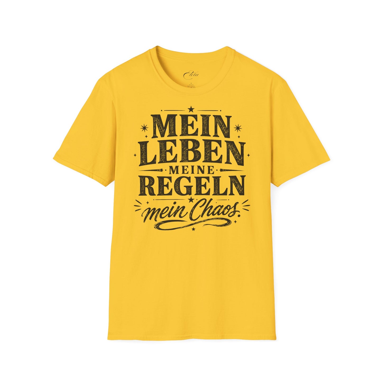 Mein Chaos Schwarz T-Shirt