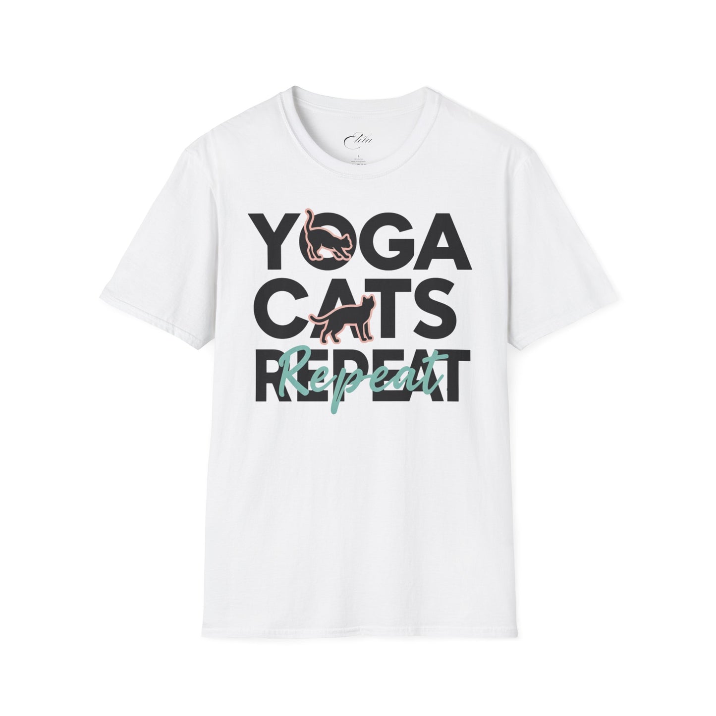 Yoga Cats Repeat T-Shirt