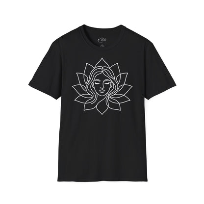 Lotus Face Mandala T-Shirt