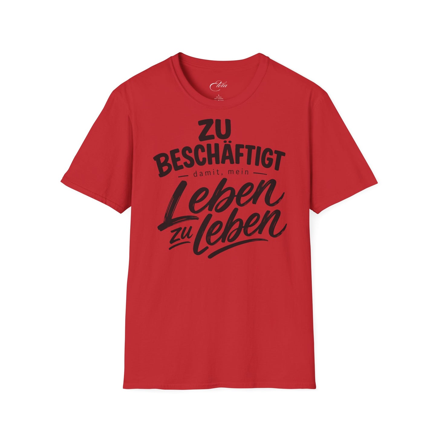 Leben Zu Leben Schwarz T-Shirt