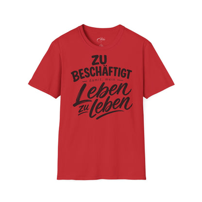 Leben Zu Leben Schwarz T-Shirt