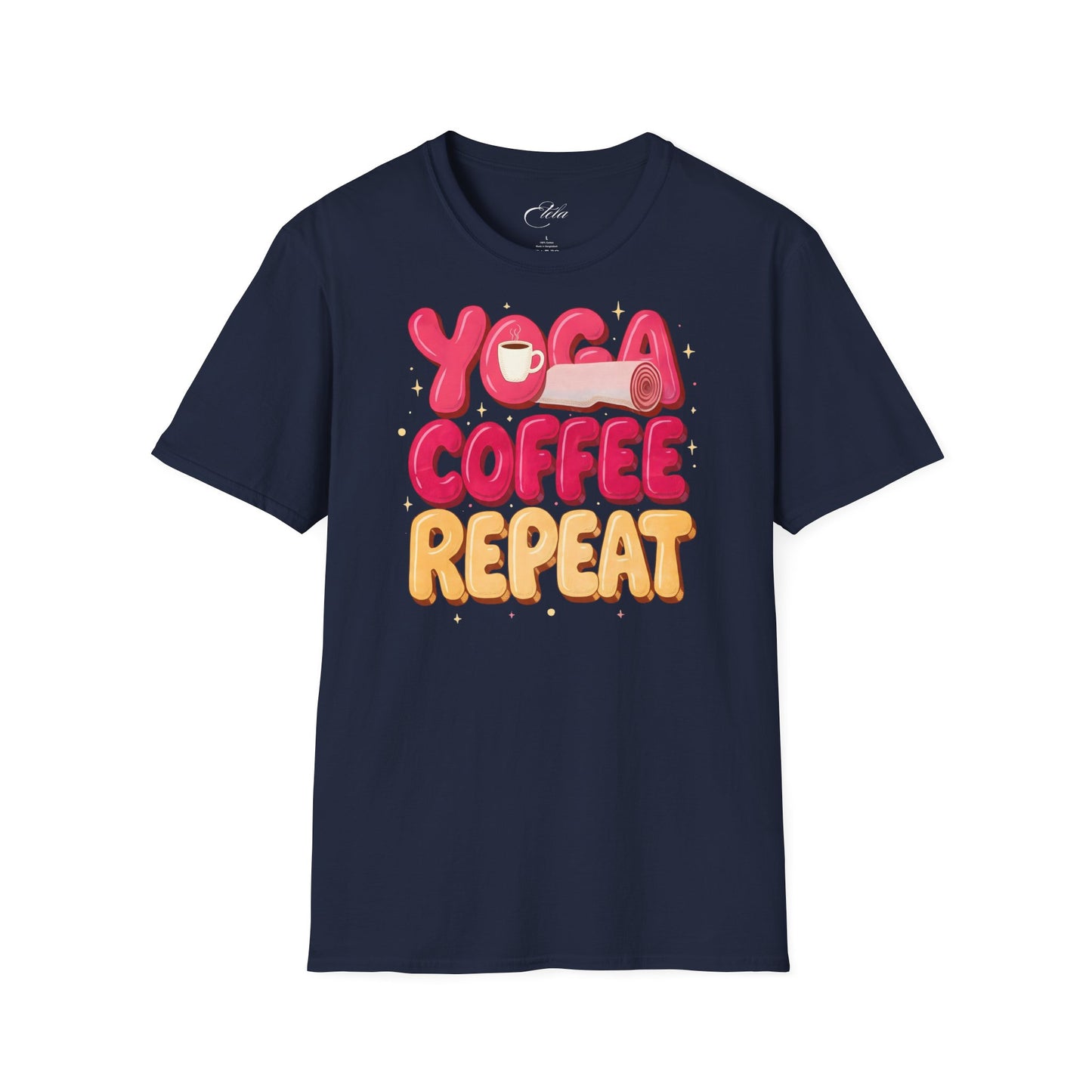 Yoga Coffee Repeat T-Shirt