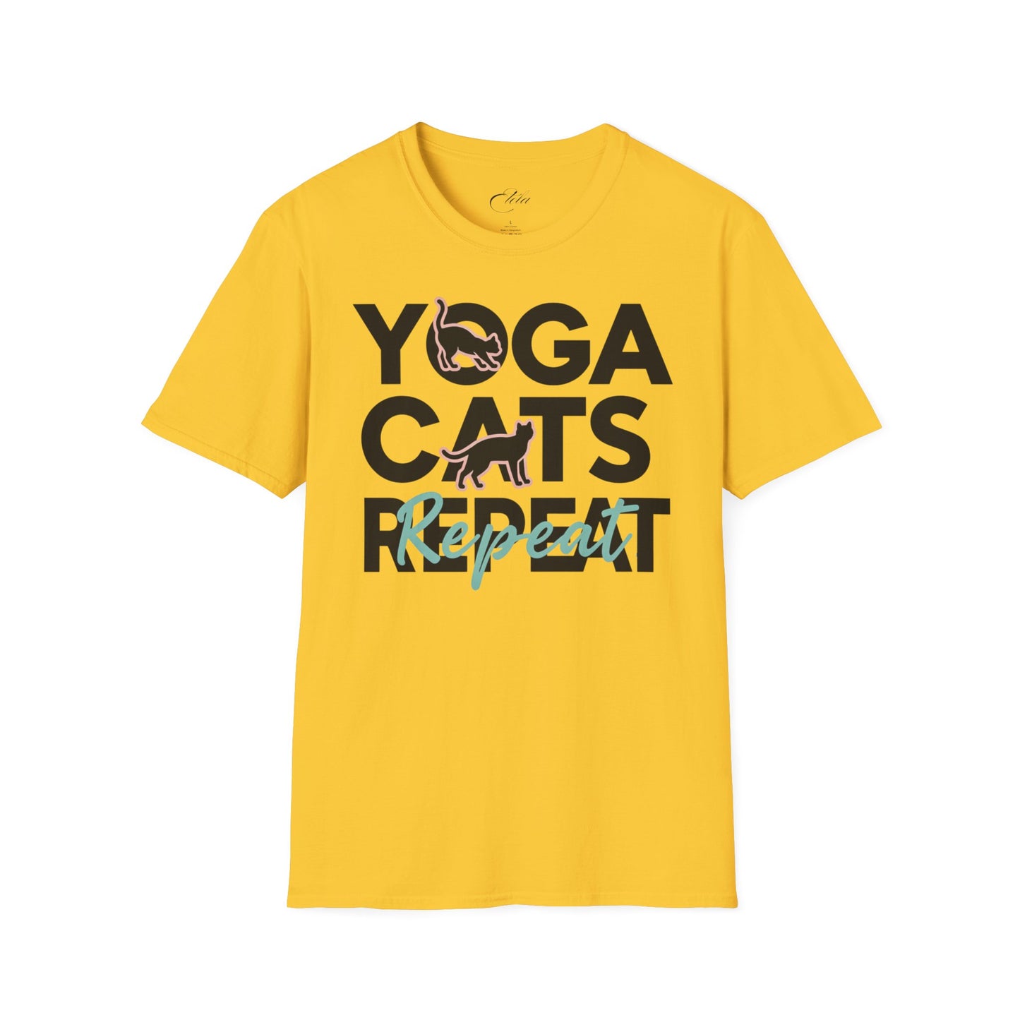 Yoga Cats Repeat T-Shirt