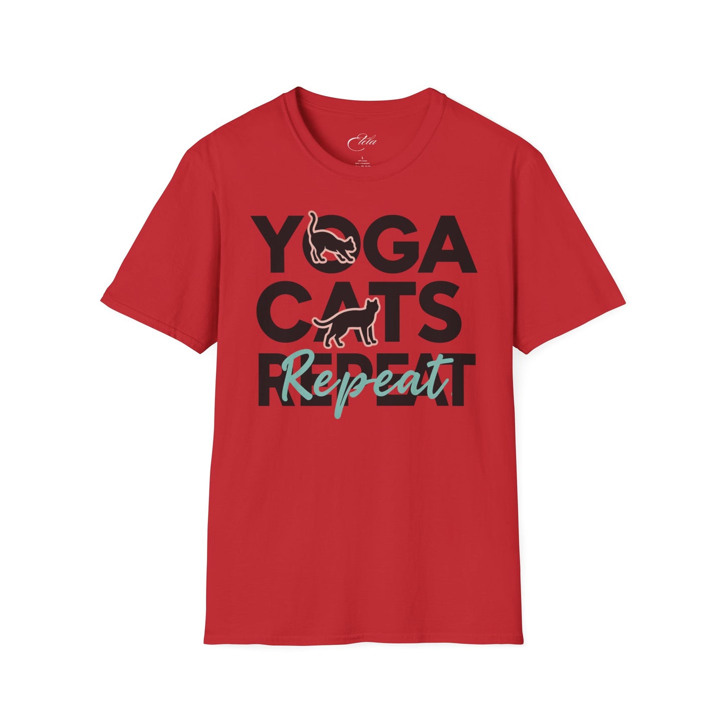 Yoga Cats Repeat T-Shirt
