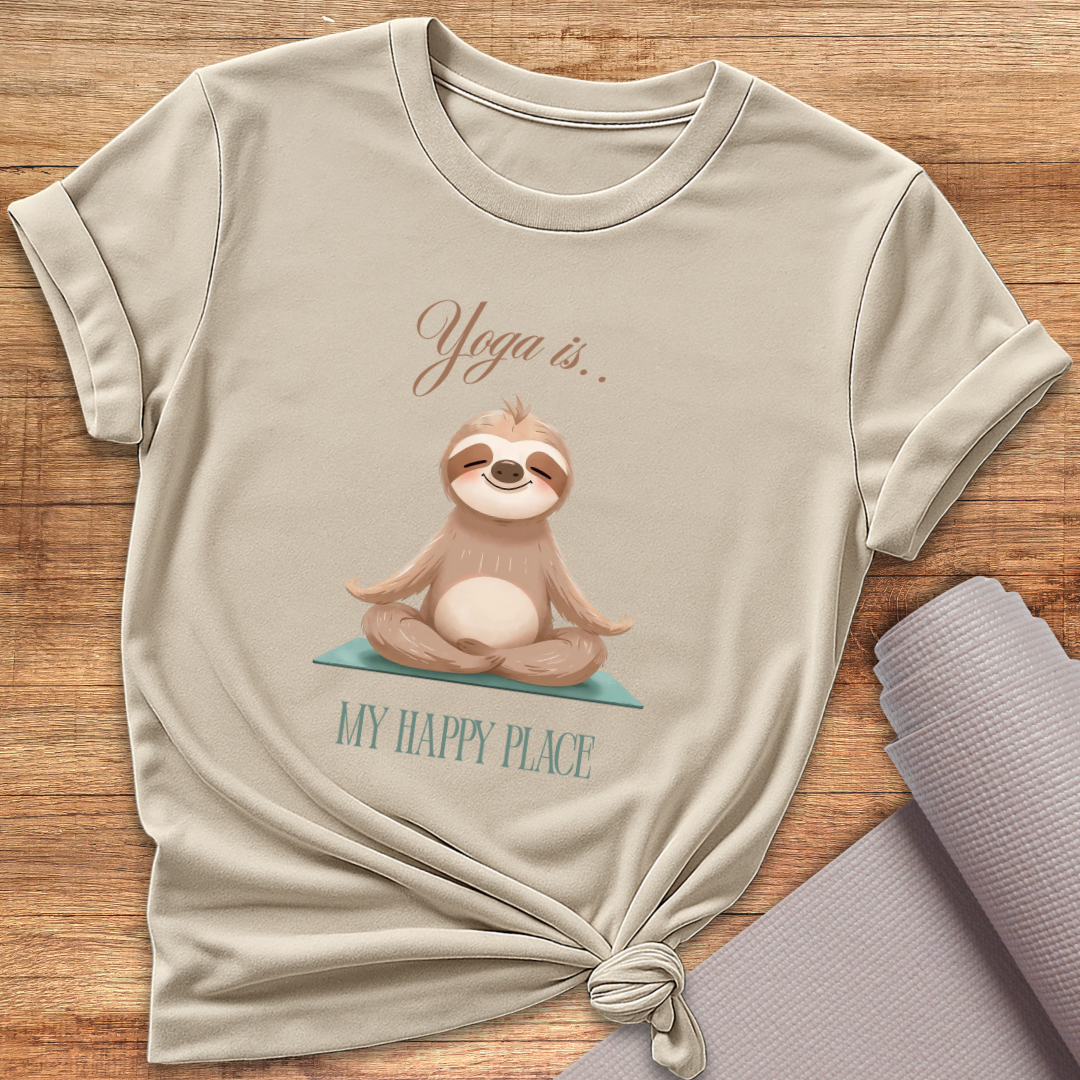 Faultier Yoga T-Shirt