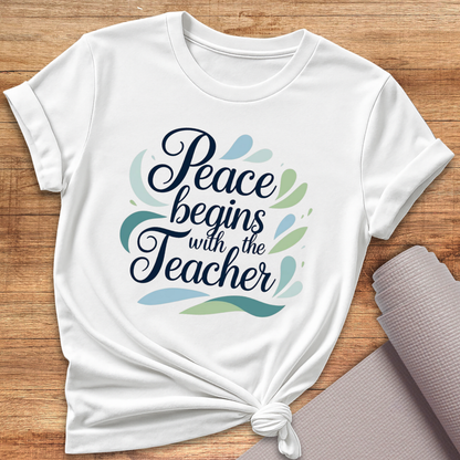 Begins With The Teacher T-Shirt