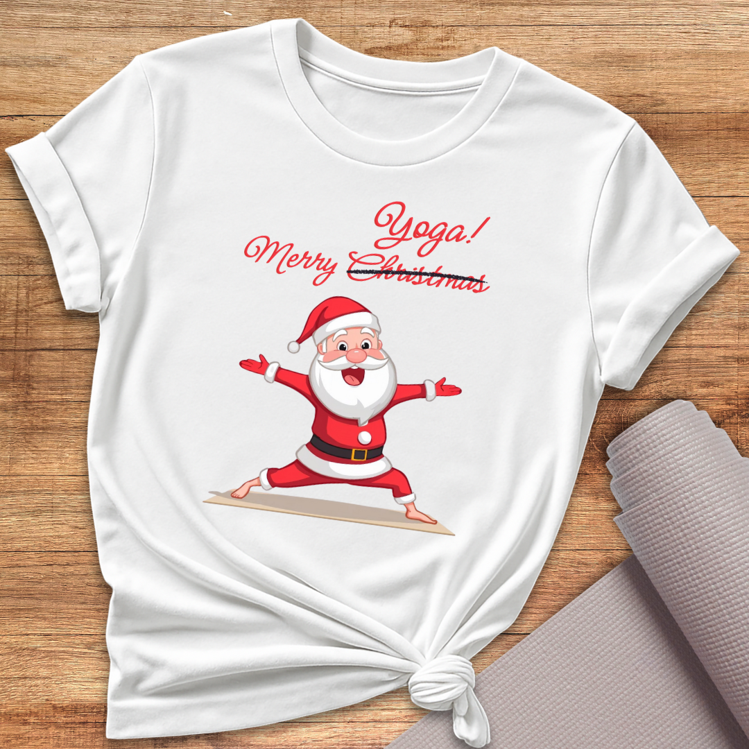 Santa Yoga T-Shirt
