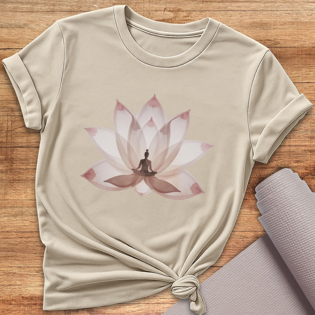 Hübsches Lotus T-Shirt