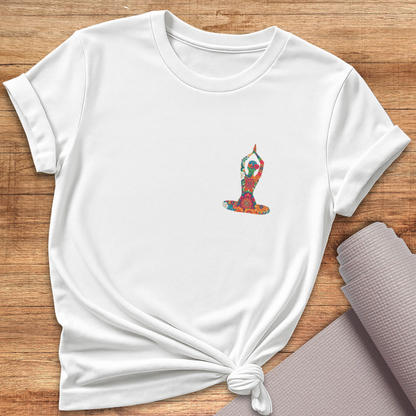 Colorful Yoga Pose T-Shirt