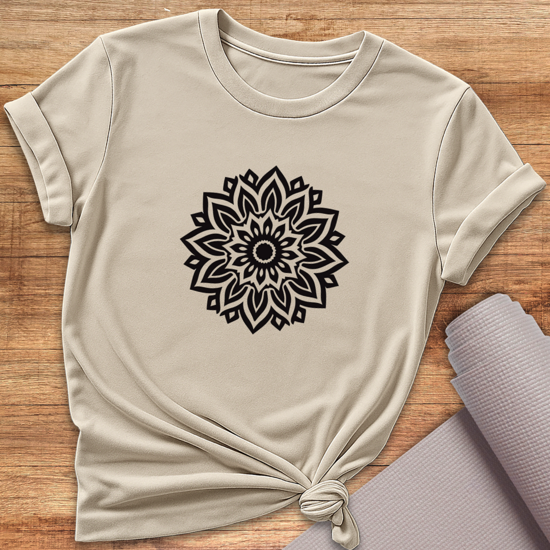 Blumen Mandala T-Shirt
