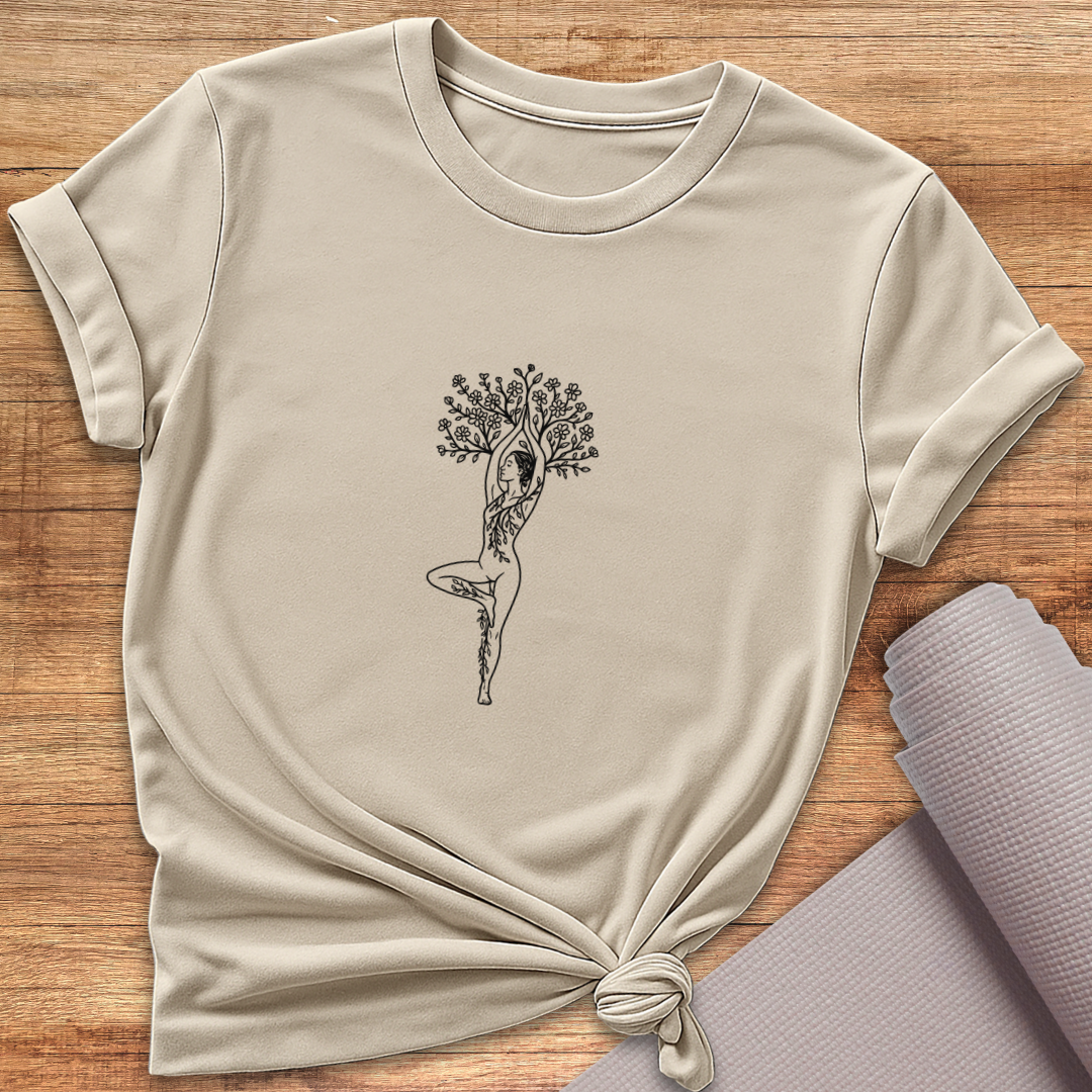 Woman And Tree T-Shirt