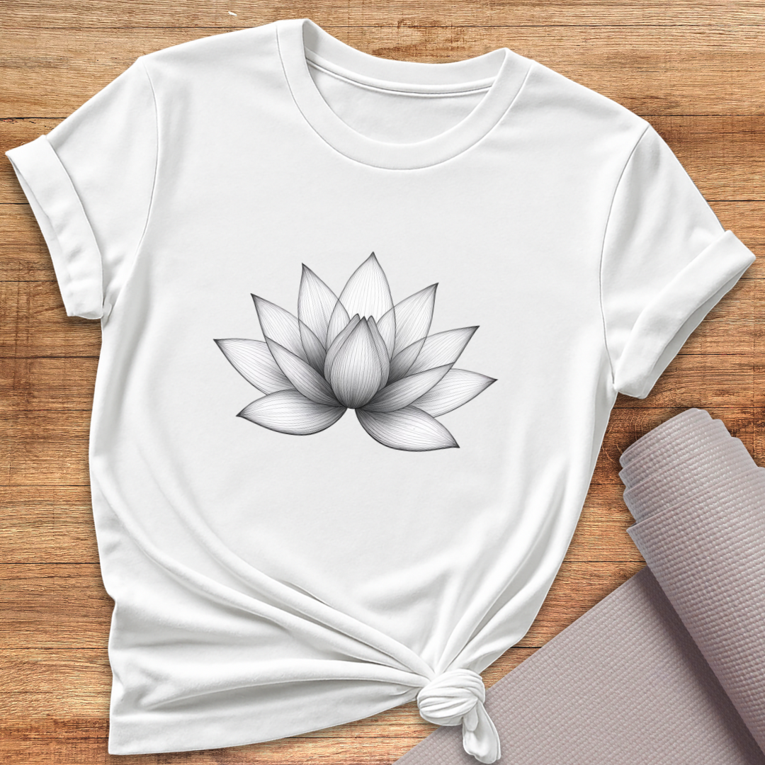 Lotus Grau T-Shirt