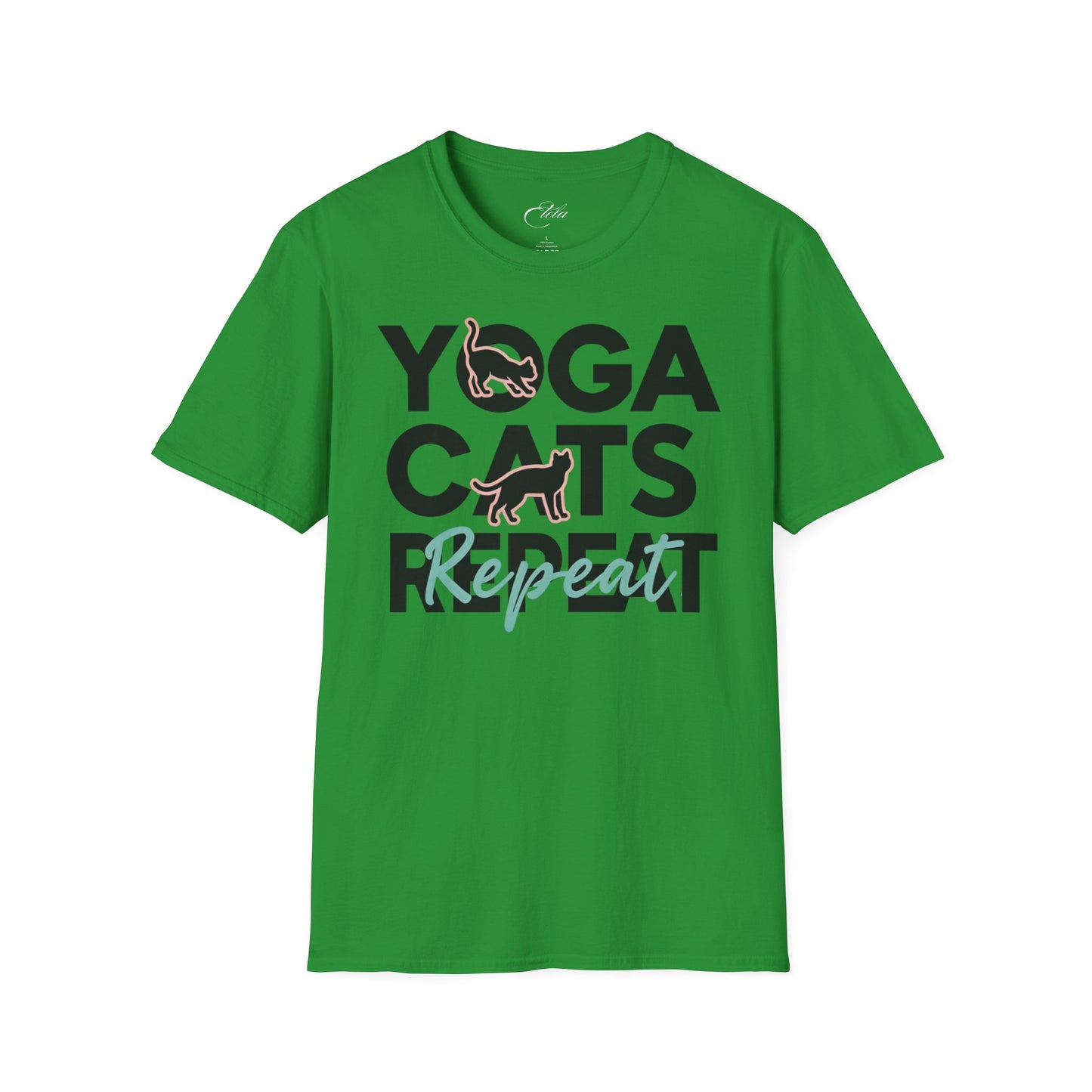 Yoga Cats Repeat T-Shirt
