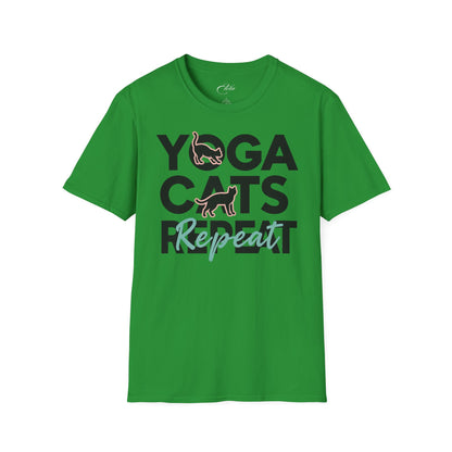 Yoga Cats Repeat T-Shirt