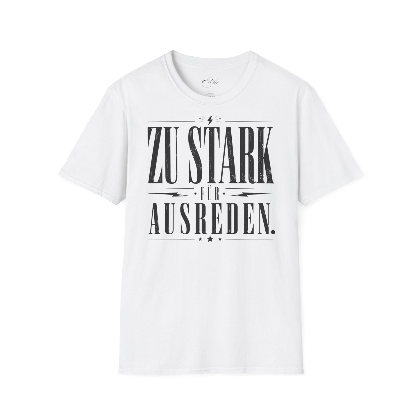 Zu Stark Schwarz T-Shirt