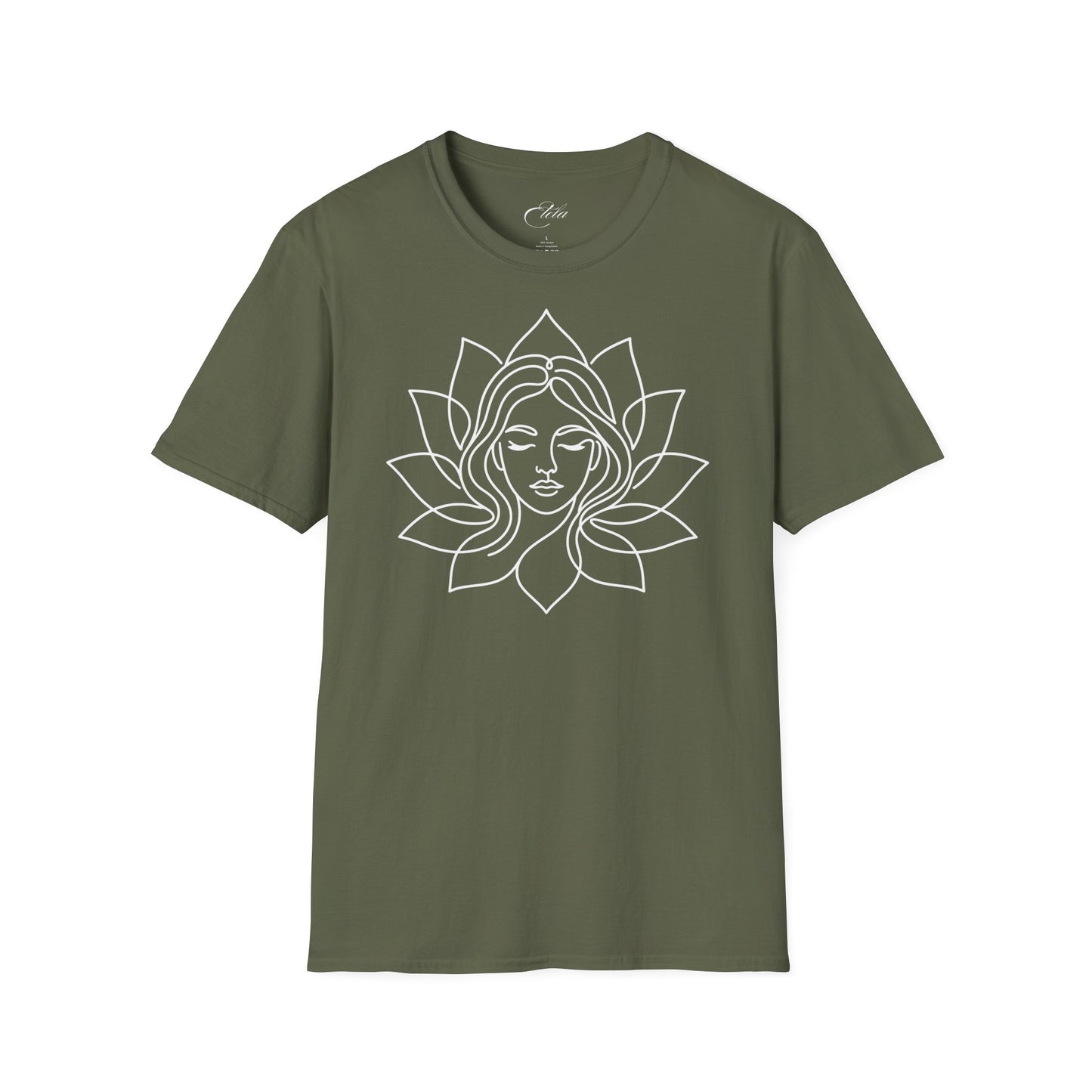Lotus Face Mandala T-Shirt