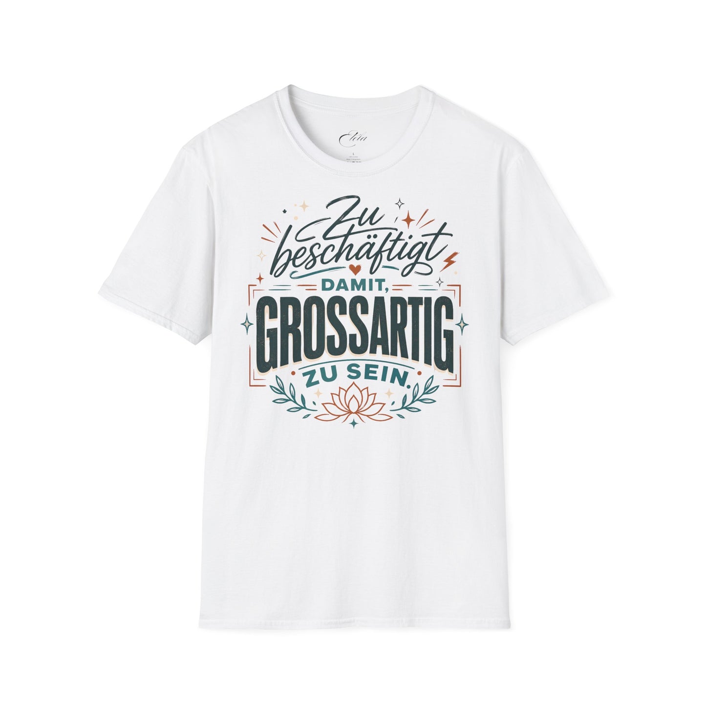 Zu Beschäftigt Bunt T-Shirt