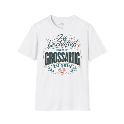 Zu Beschäftigt Bunt T-Shirt