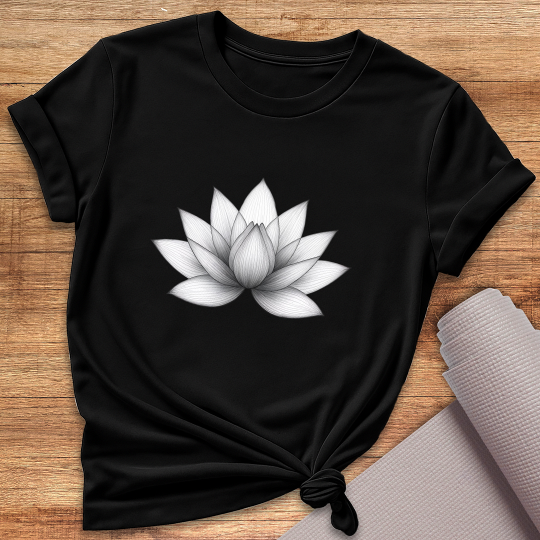 Lotus Grau T-Shirt