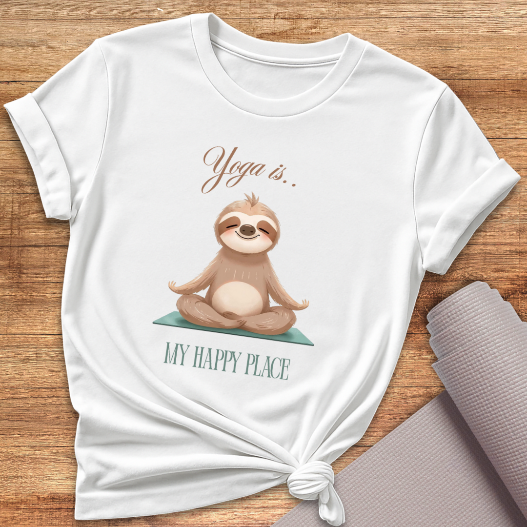 Faultier Yoga T-Shirt